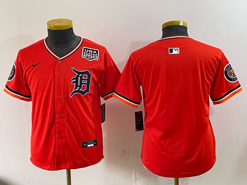 women Detroit Tigers blank orange Nike 2026 MLB Jersey 0605005